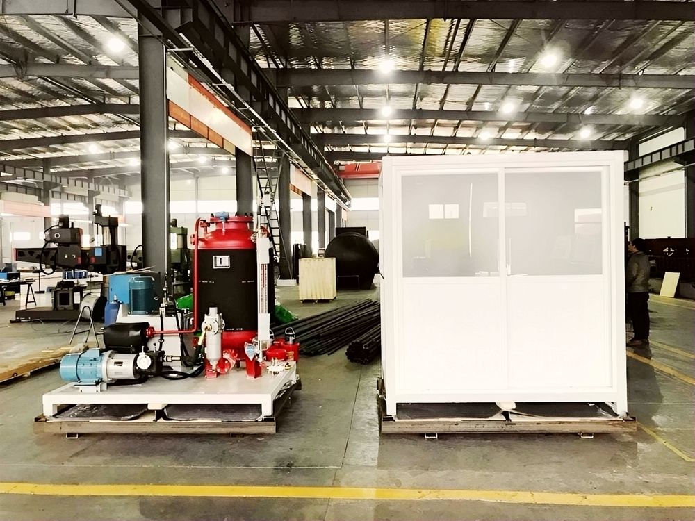 A freezer manufacturer in Jiangsu purchases cyclopentane foaming machine