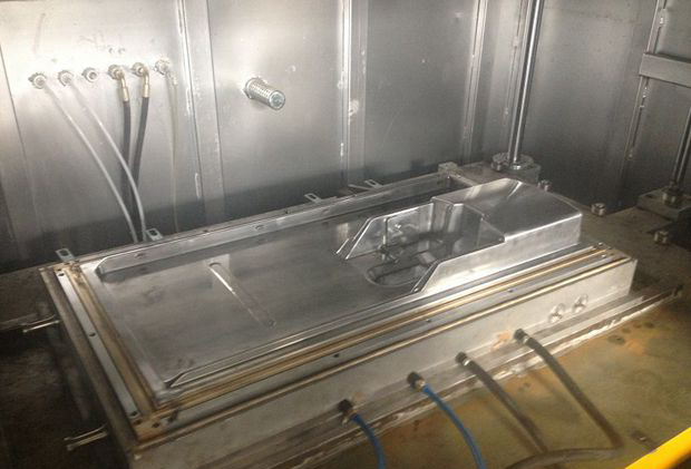 Refrigerator (with water tank) door liner forming mould